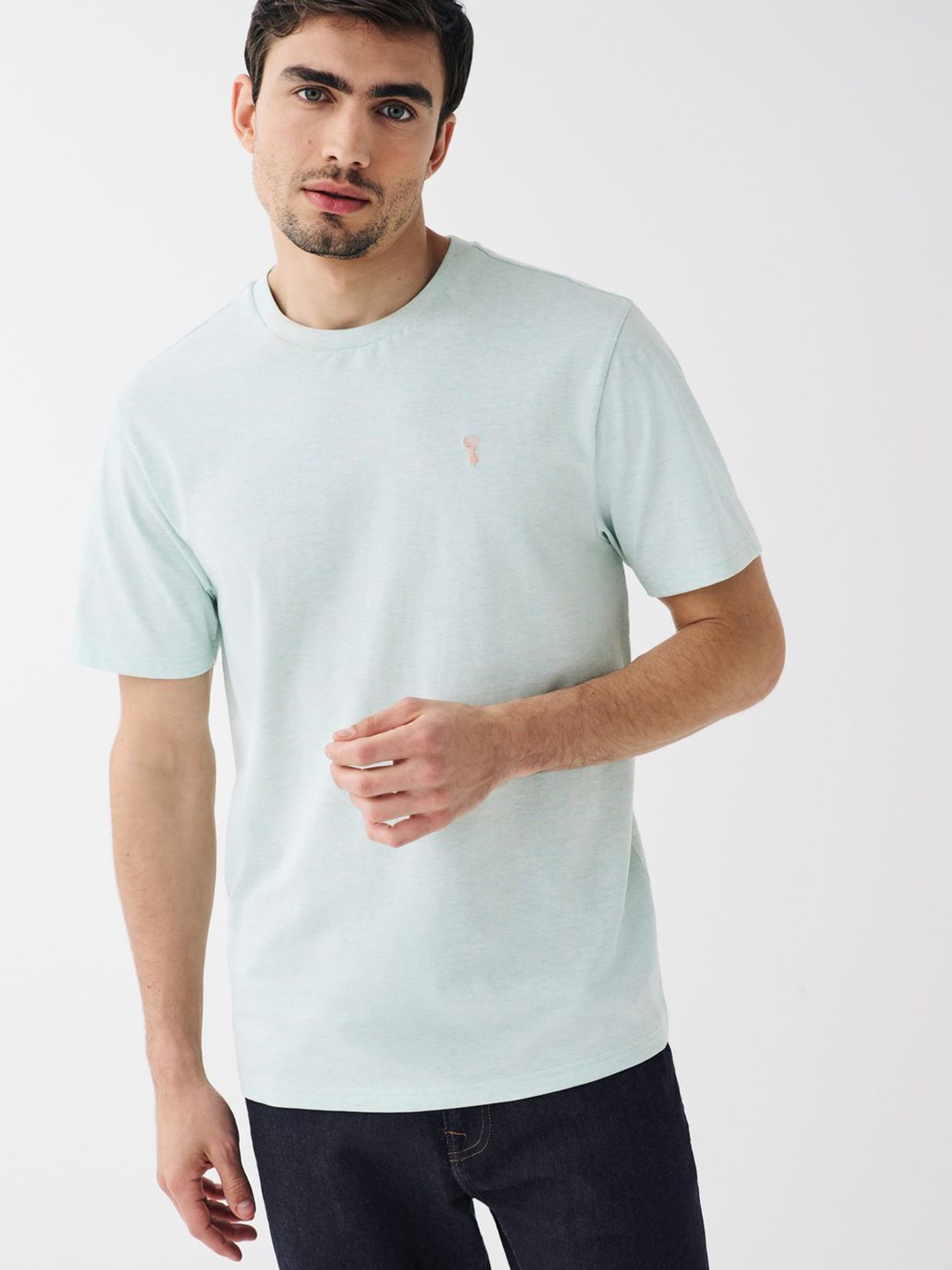 

NEXT Speckled Detailed T-shirt, Green