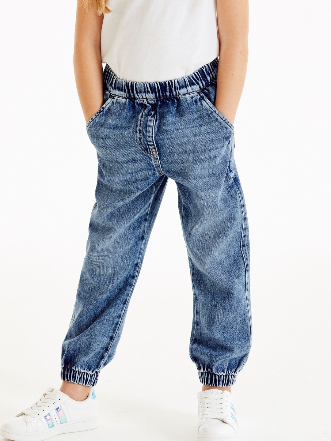 

NEXT Girls Blue Slim Fit Clean Look Stretchable Jeans