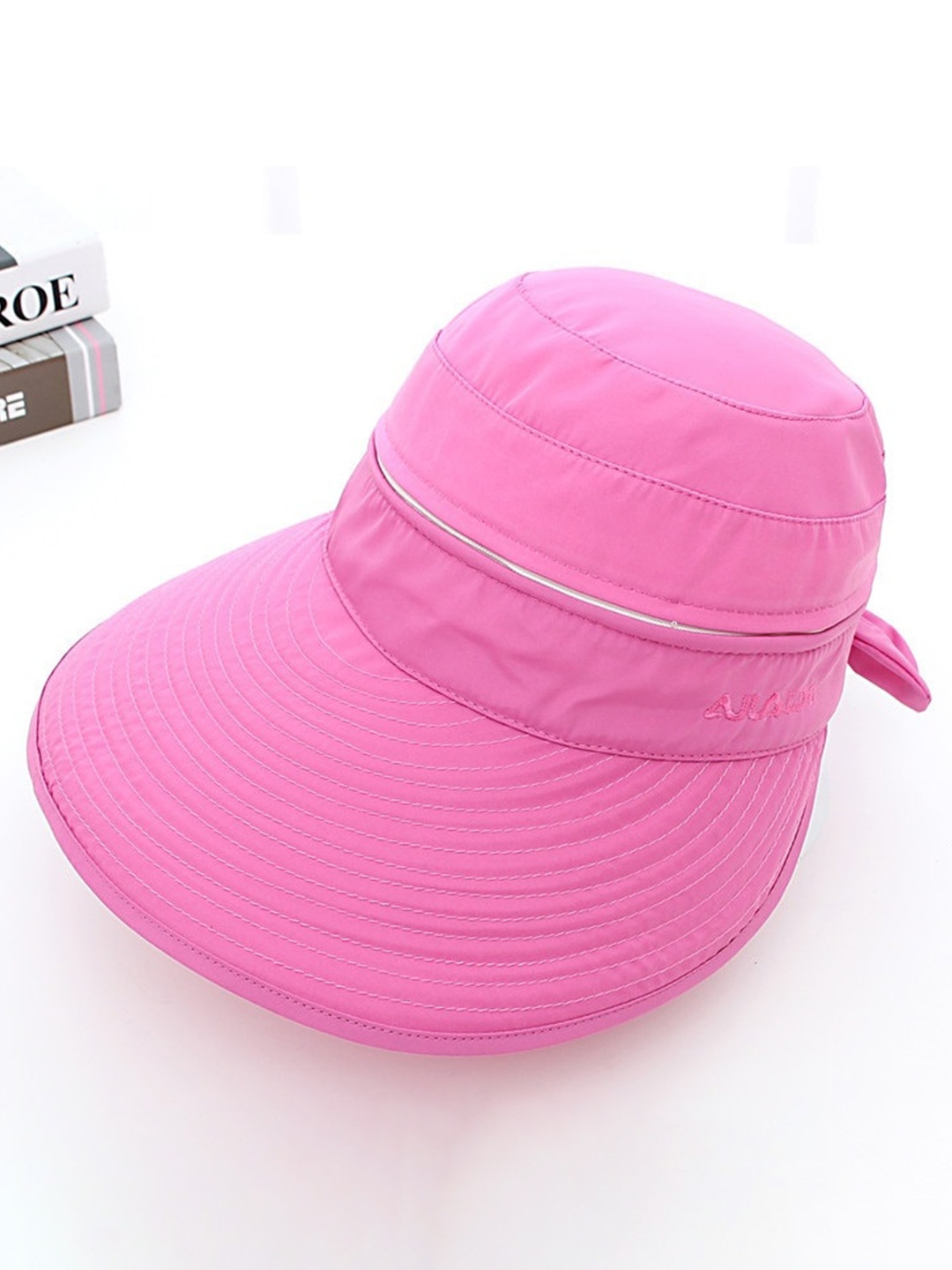 

Alexvyan Women Visor Sun Protection Wide Brim Cap, Pink