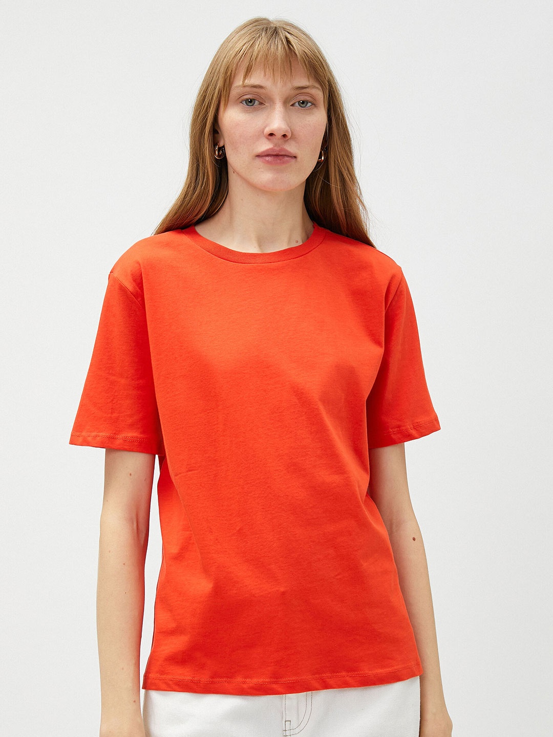 

Koton Pure Cotton T-shirt, Orange