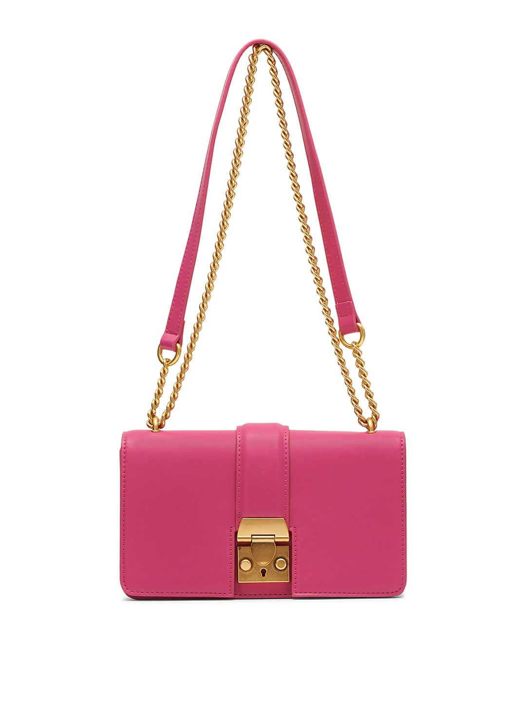 

MIRAGGIO Scarlet Pink Crossbody Bag with Adjustable Sling Strap