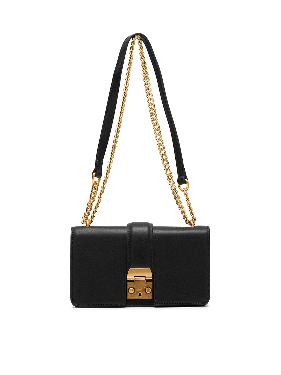 

MIRAGGIO Structured Sling Bag, Black