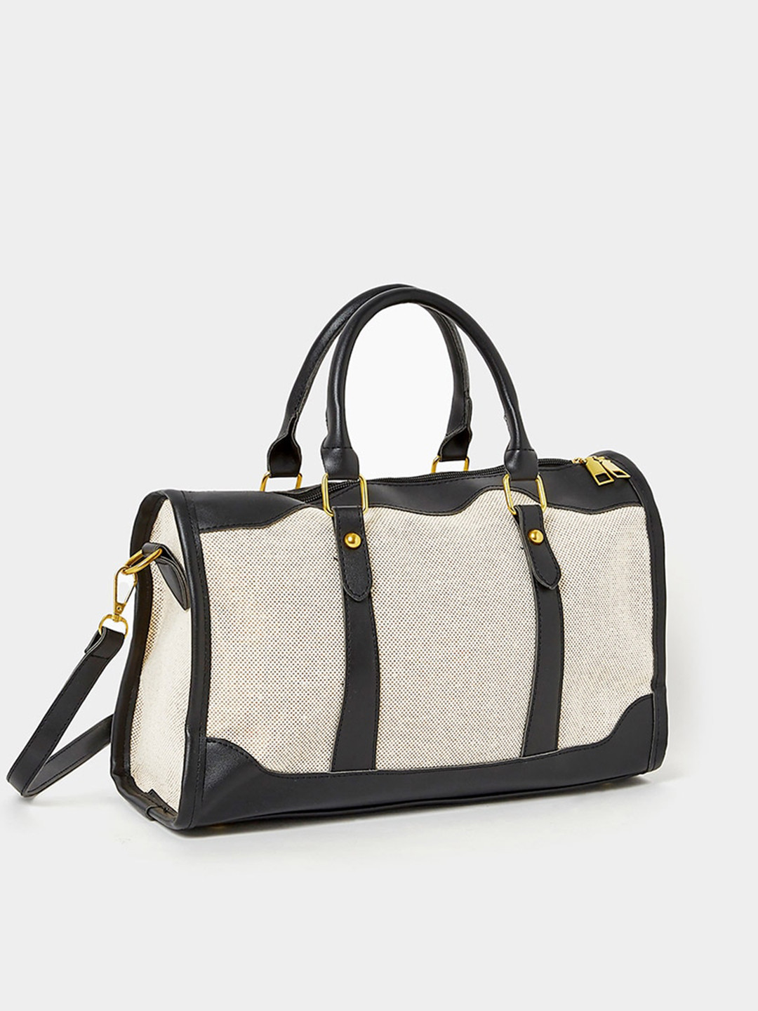 

Styli Textured Structured Handheld Bag, Black