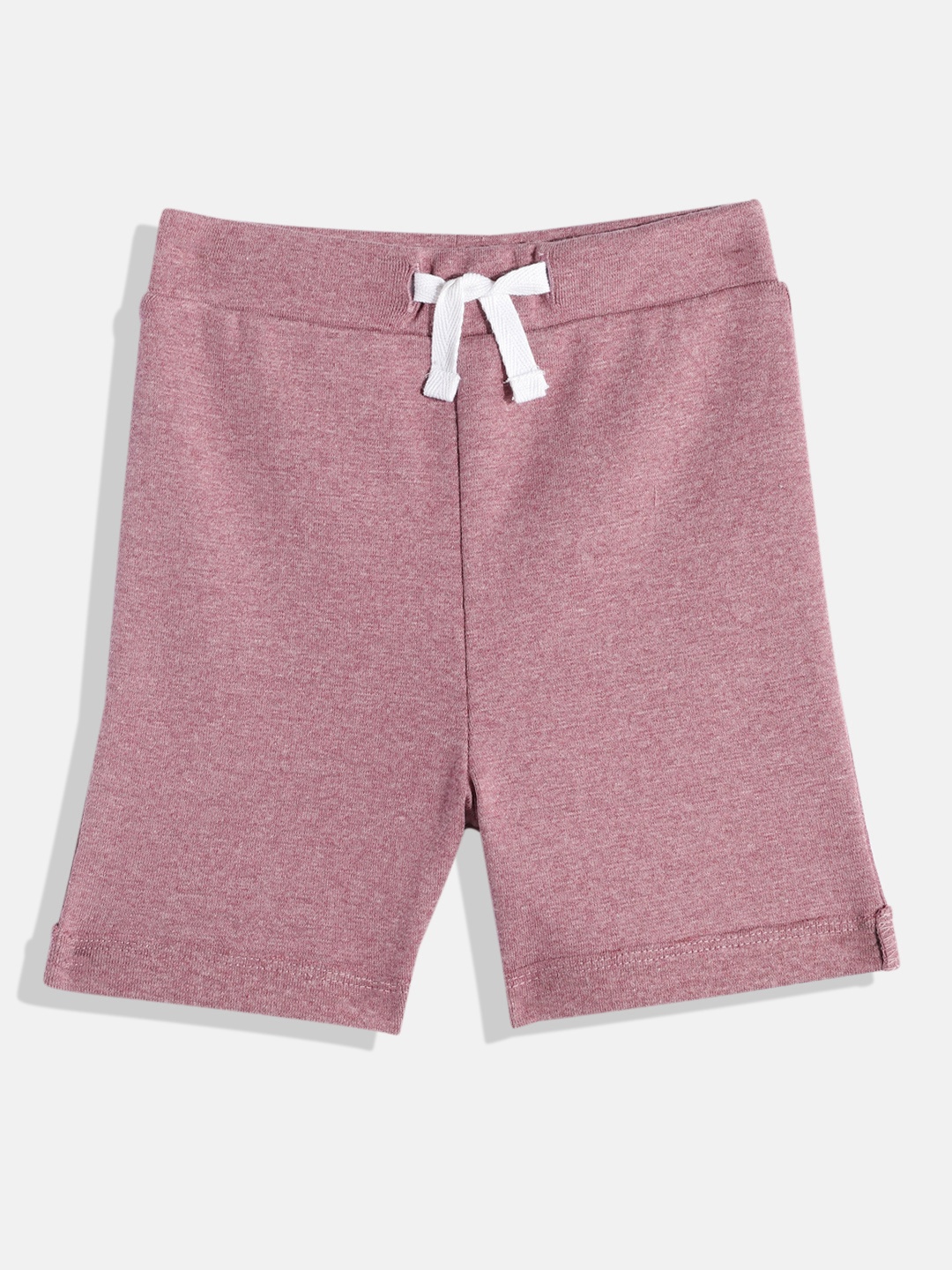 

METRO KIDS COMPANY Girls Solid Regular Shorts, Burgundy