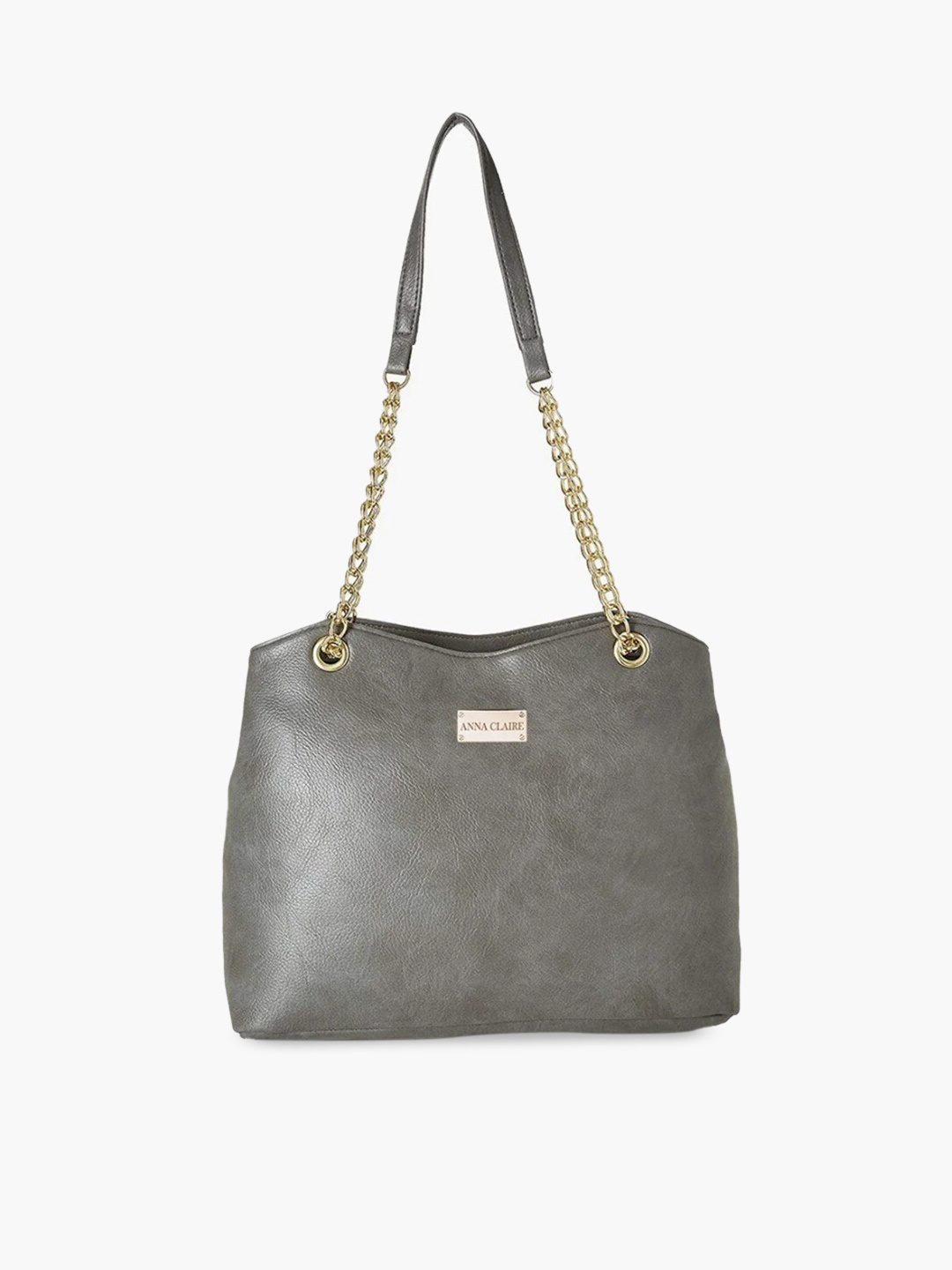 

Anna Claire Textured Structured Shoulder Bag, Grey