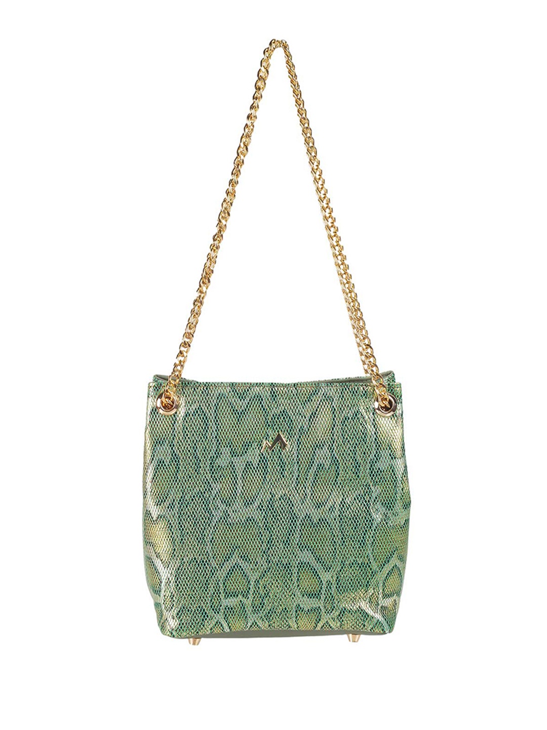 

Metro Printed Structured Sling Bag, Green
