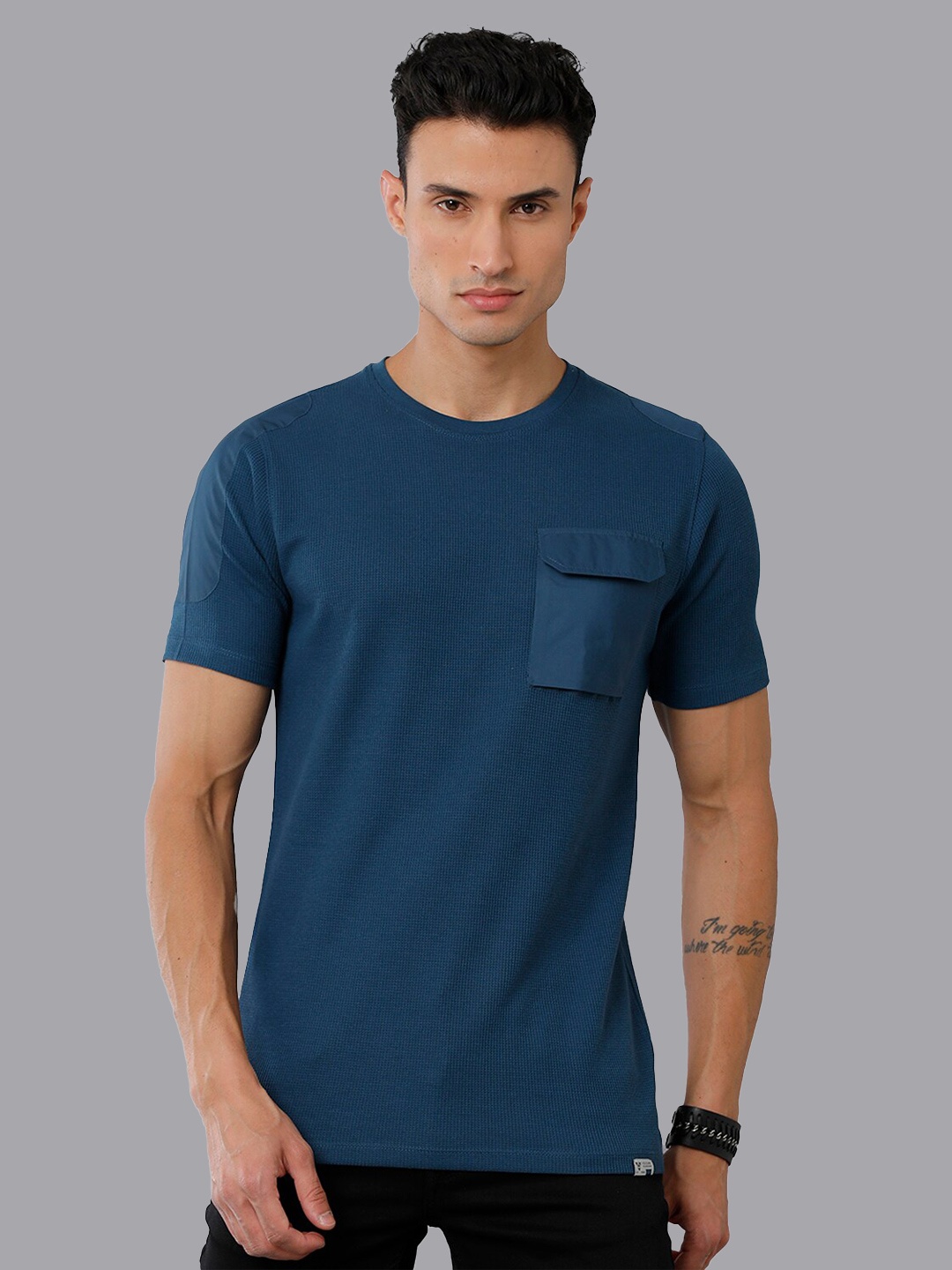 

Voi Jeans Round Neck Short Sleeves T-shirt, Teal