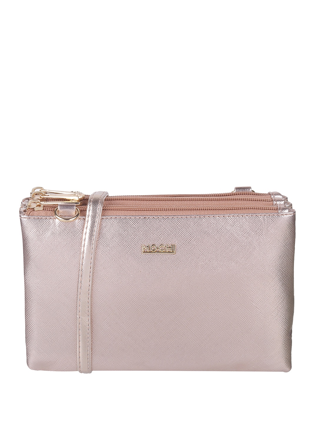 

Mochi Pink Textured Purse Clutch