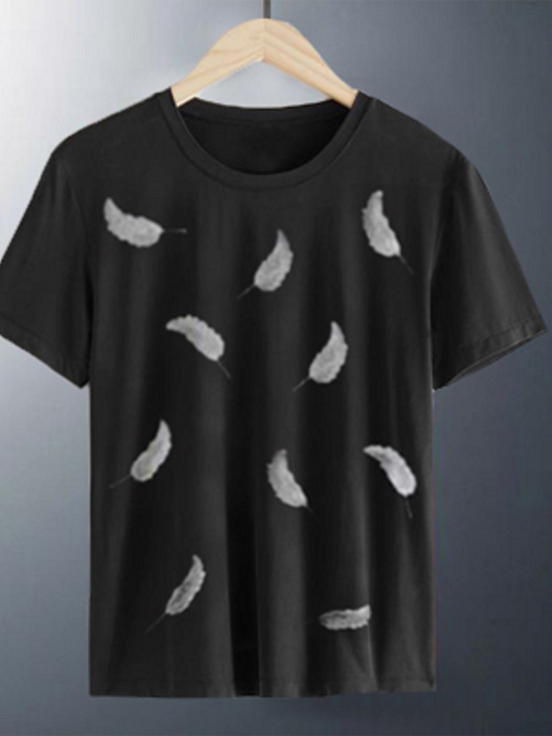 

Try This Conversational Printed Cotton T-shirt, Black