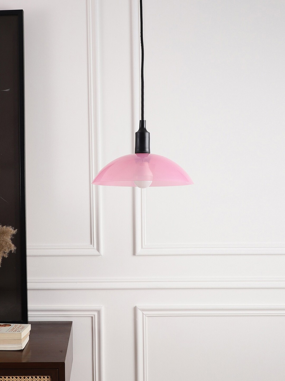 

SANDED EDGE Pink & Black Acrylic Ceiling Lamp