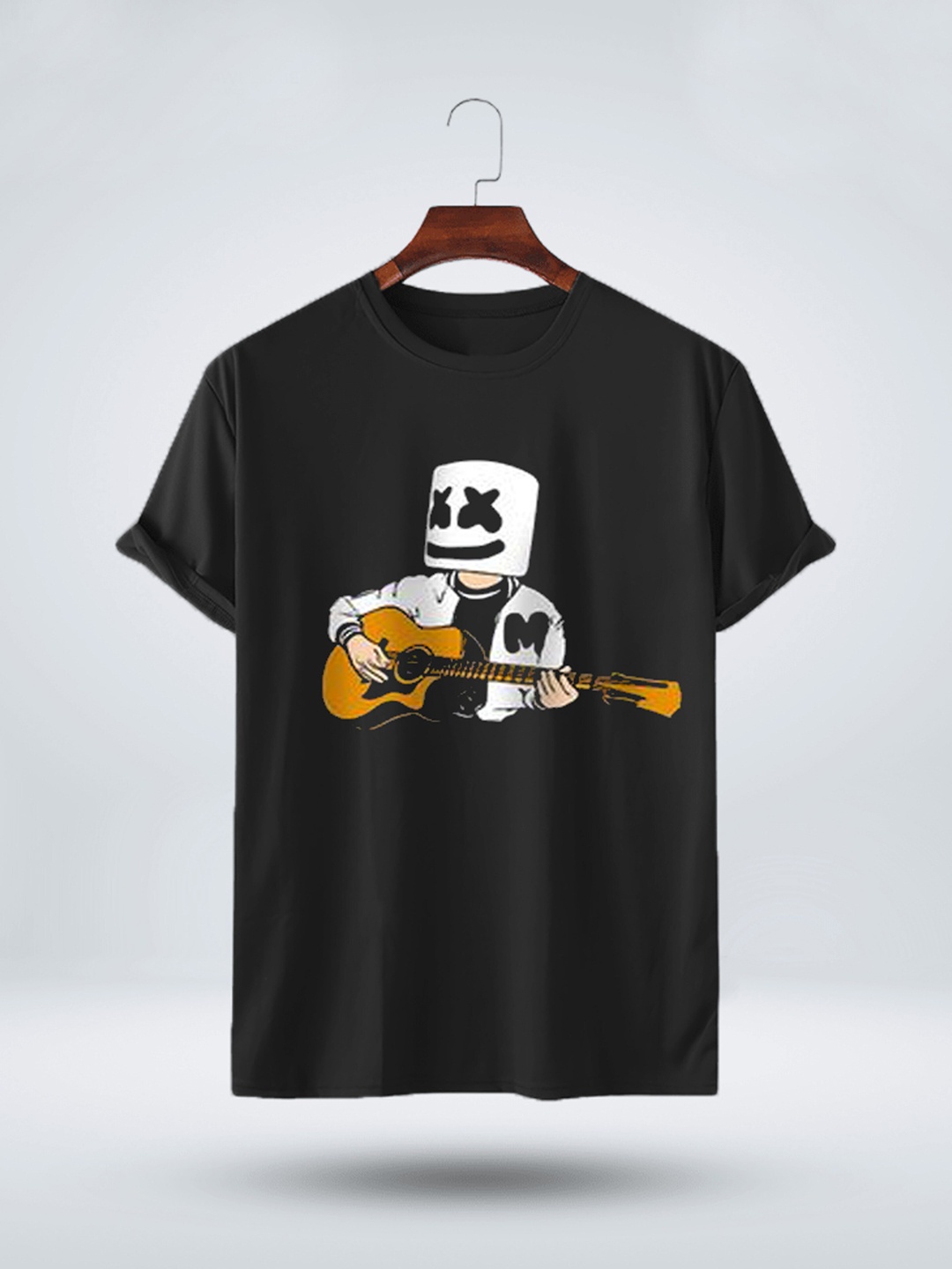 

Try This Graphic Printed Cotton T-shirt, Black