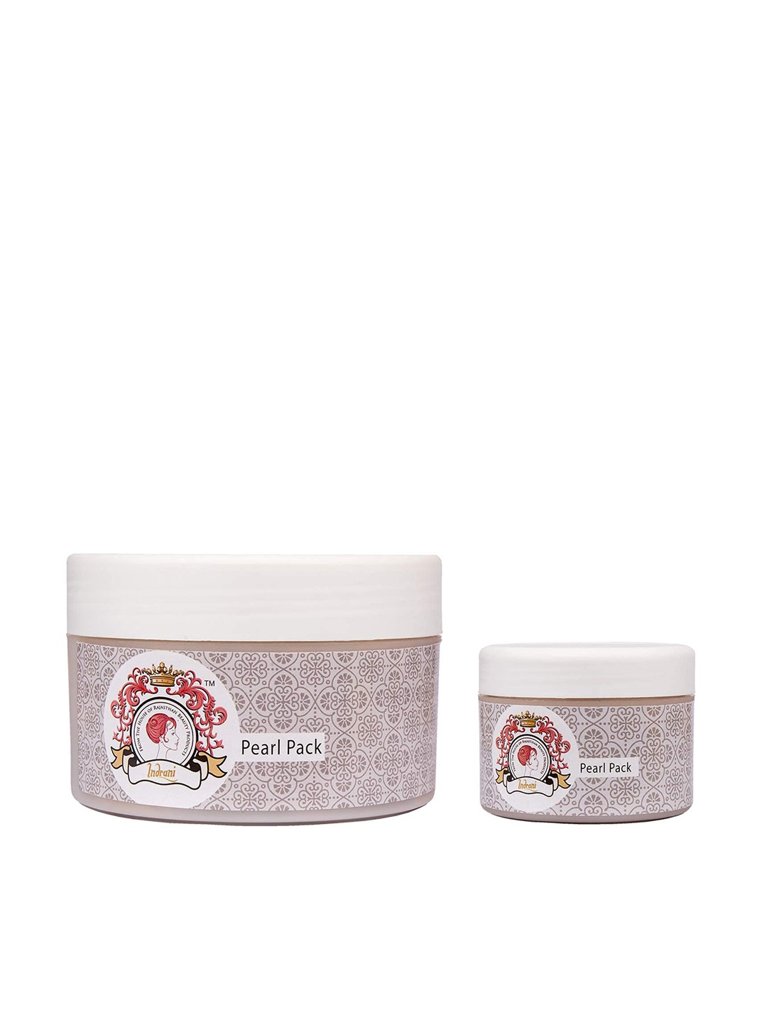 

Indrani Cosmetics Skin Rejuvenating Pearl Pack with Pearl Powder - 50 g, Grey