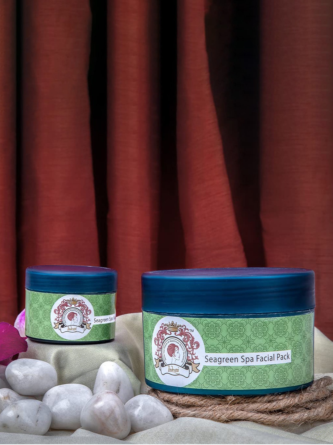 

Indrani Cosmetics Seagreen Spa Facial Pack - 300 Gm, Sea green