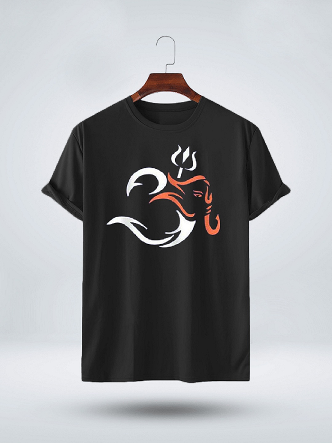 

Try This Graphic Printed Cotton Casual T-Shirt, Black