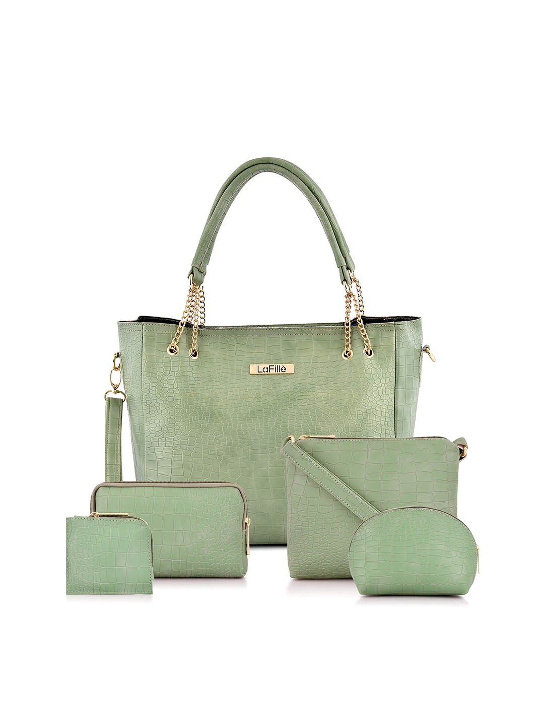 

LaFille Swagger Handheld Bag, Green