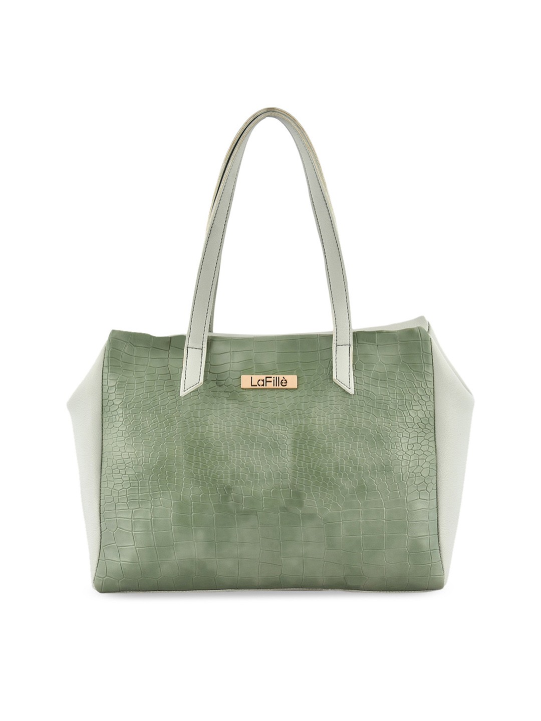 

LaFille Textured Structured Shoulder Bag, Green