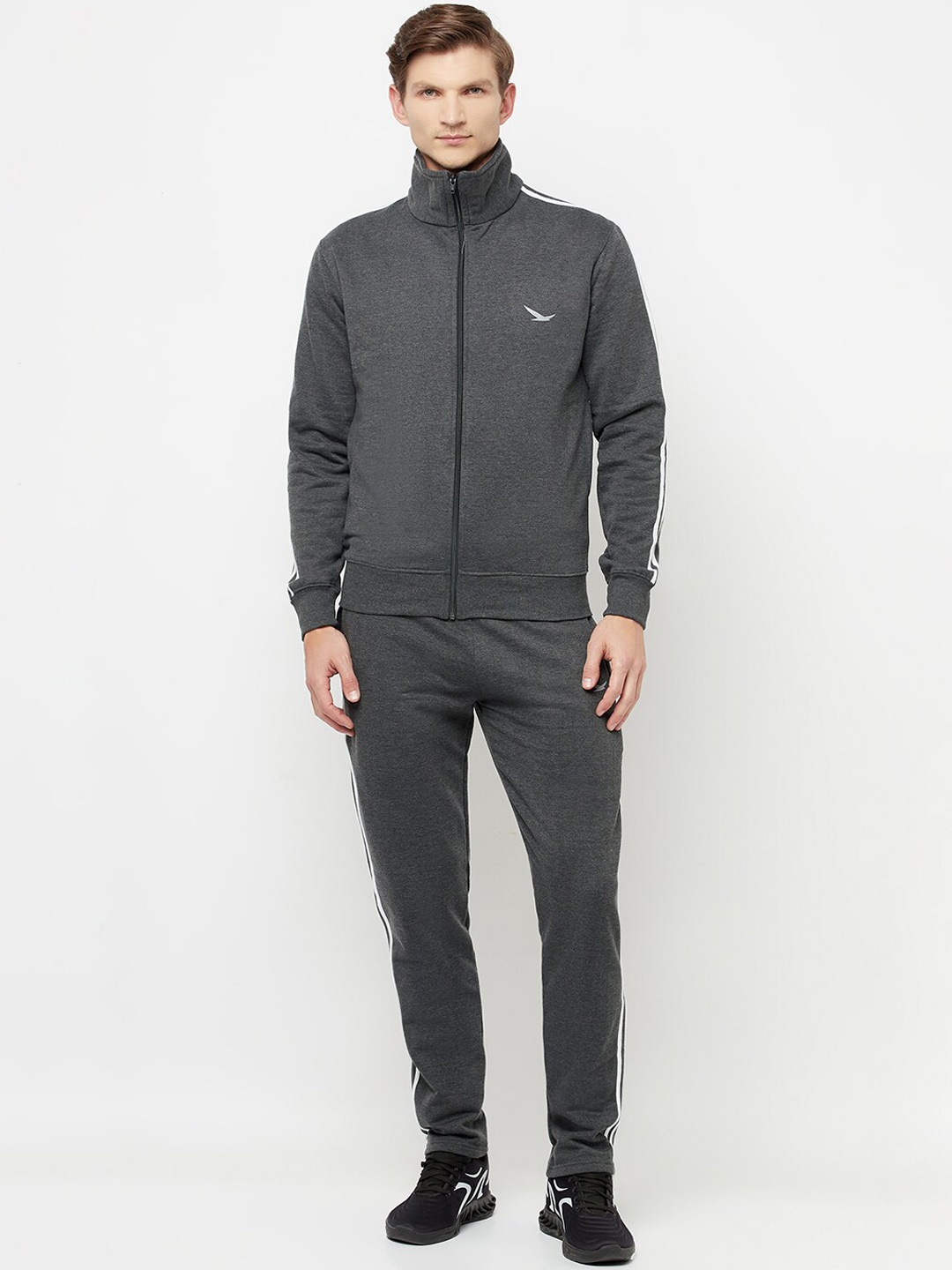 

HiFlyers High Neck Tracksuits, Charcoal