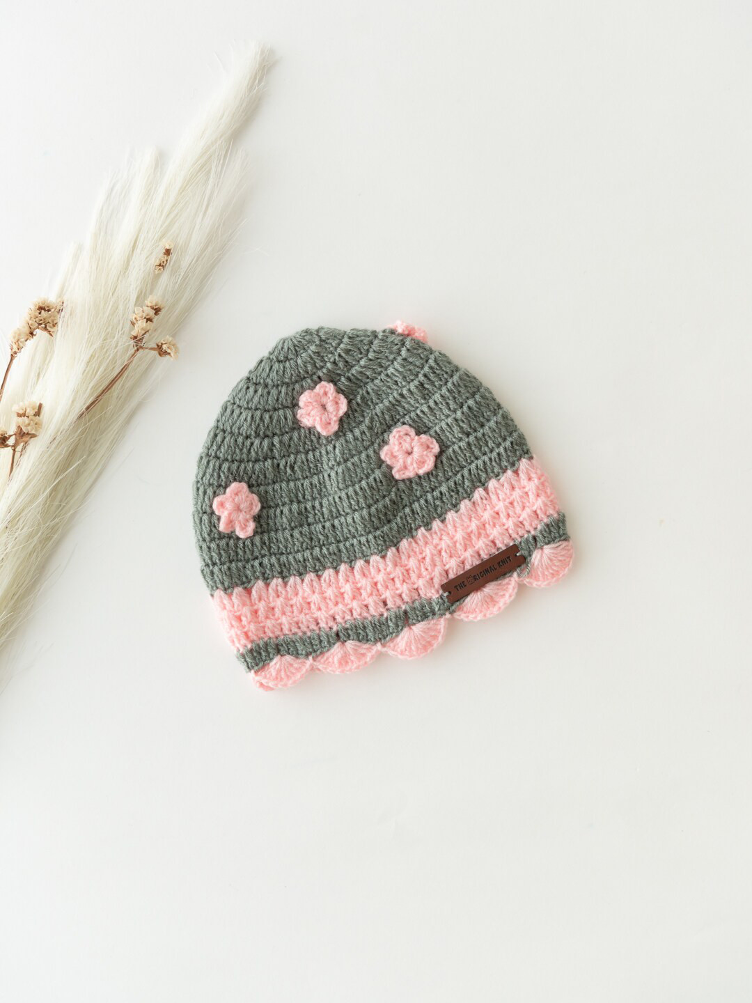 

The Original Knit Girls Acrylic Beanie, Grey