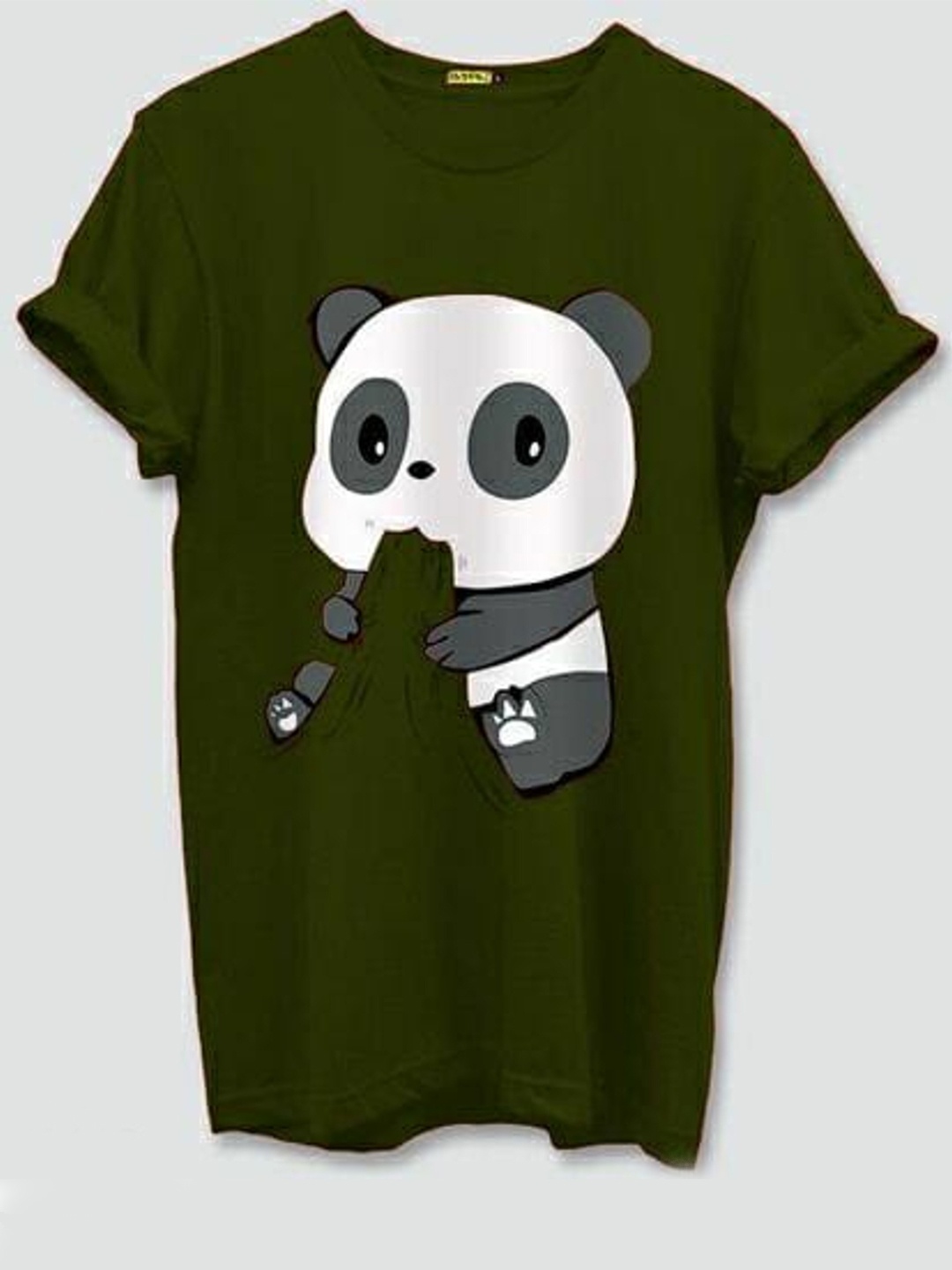 

Try This Graphic Printed Cotton T-shirt, Green