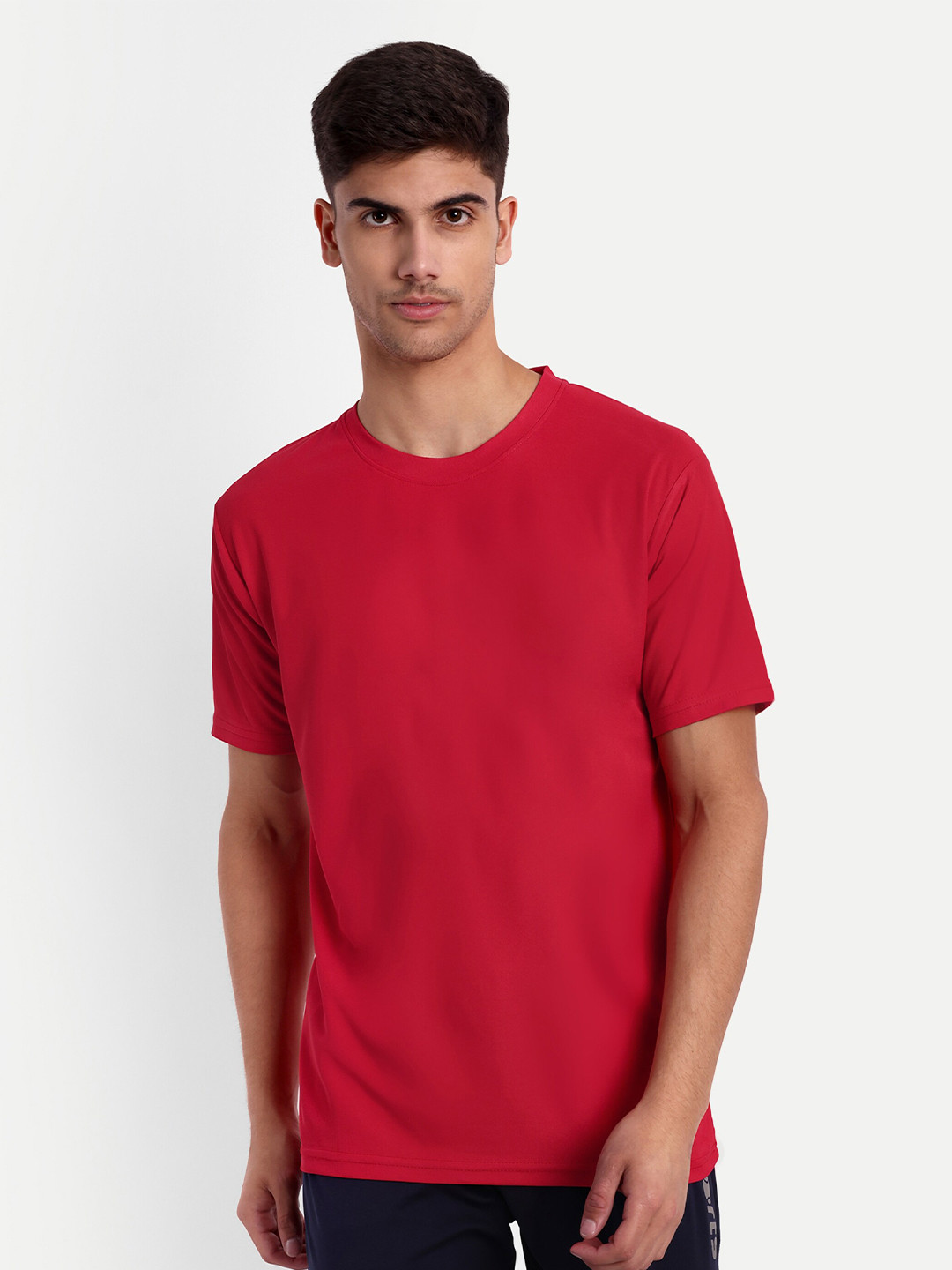 

Lyriss Round Neck Regular Fit Dri-FIT T-shirt, Red