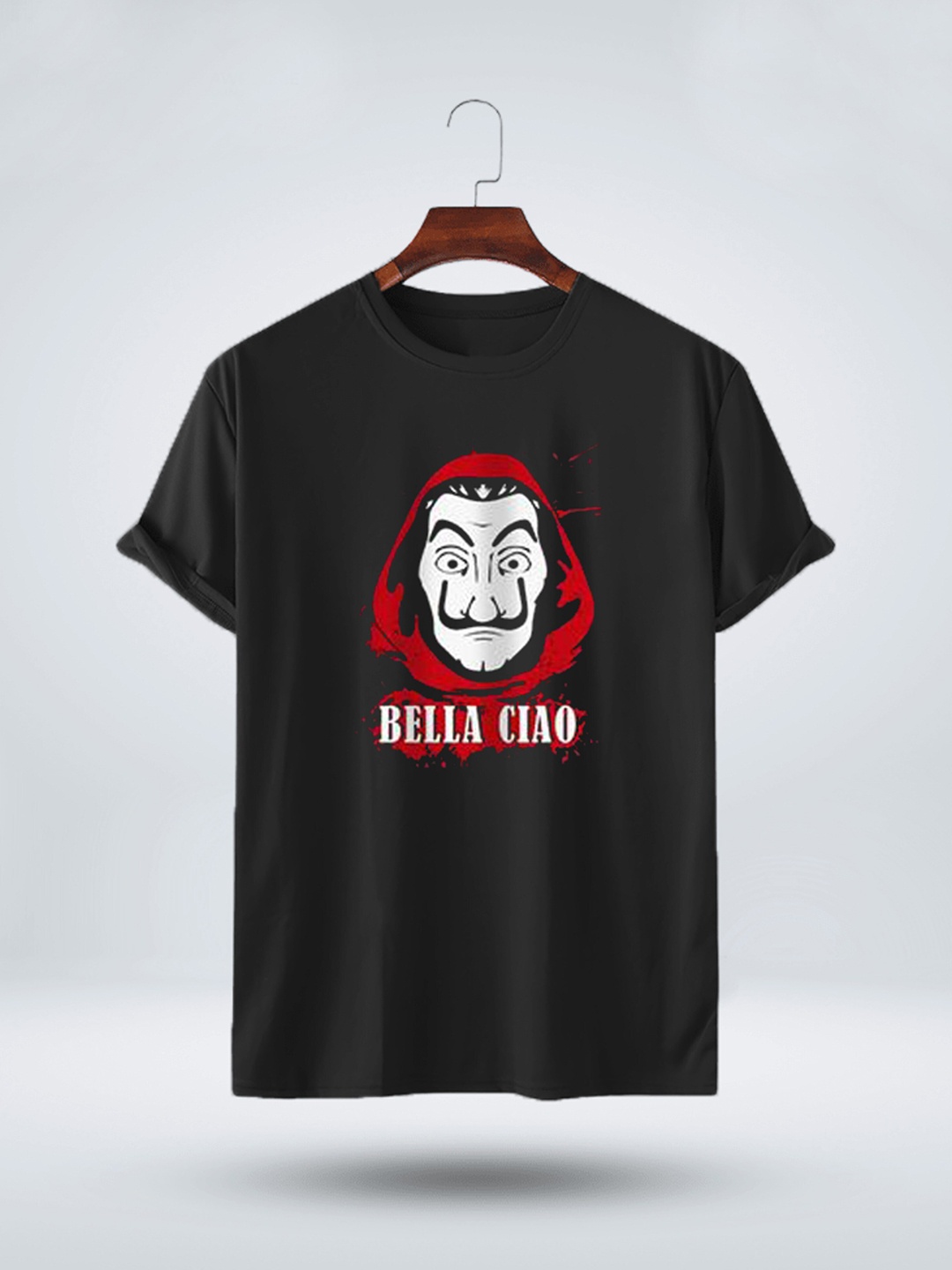 

Try This Printed Cotton T-shirt, Black