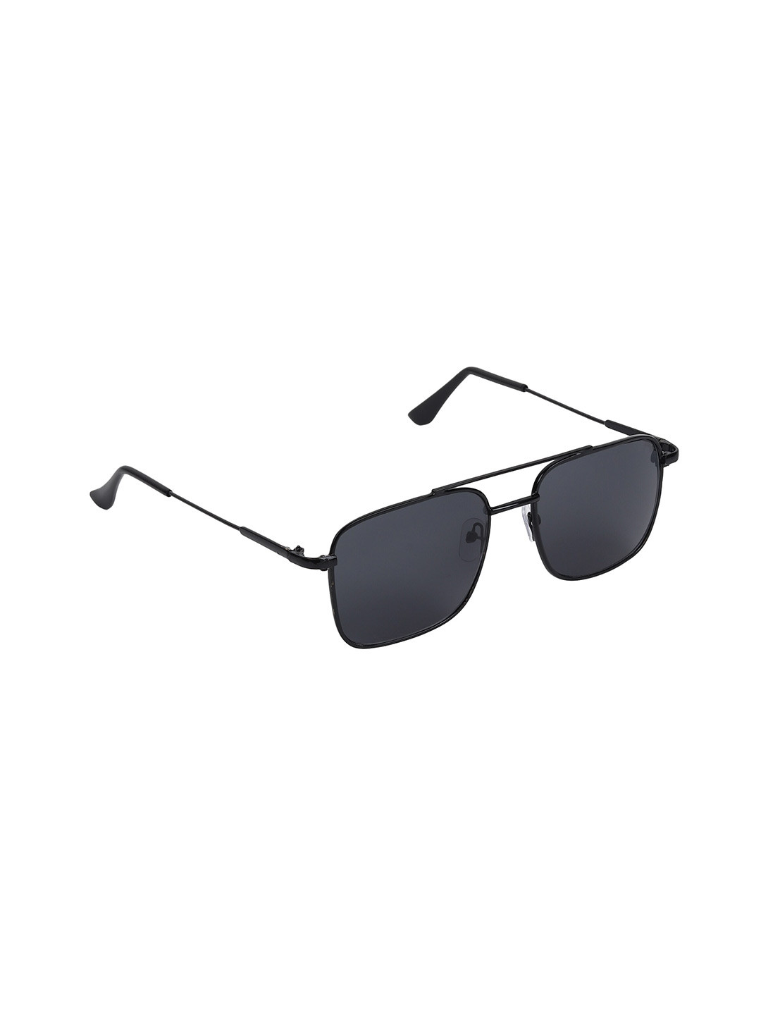 

SCAGLIA Unisex Square Sunglasses with UV Protected Lens SCG_3076_BLK, Black