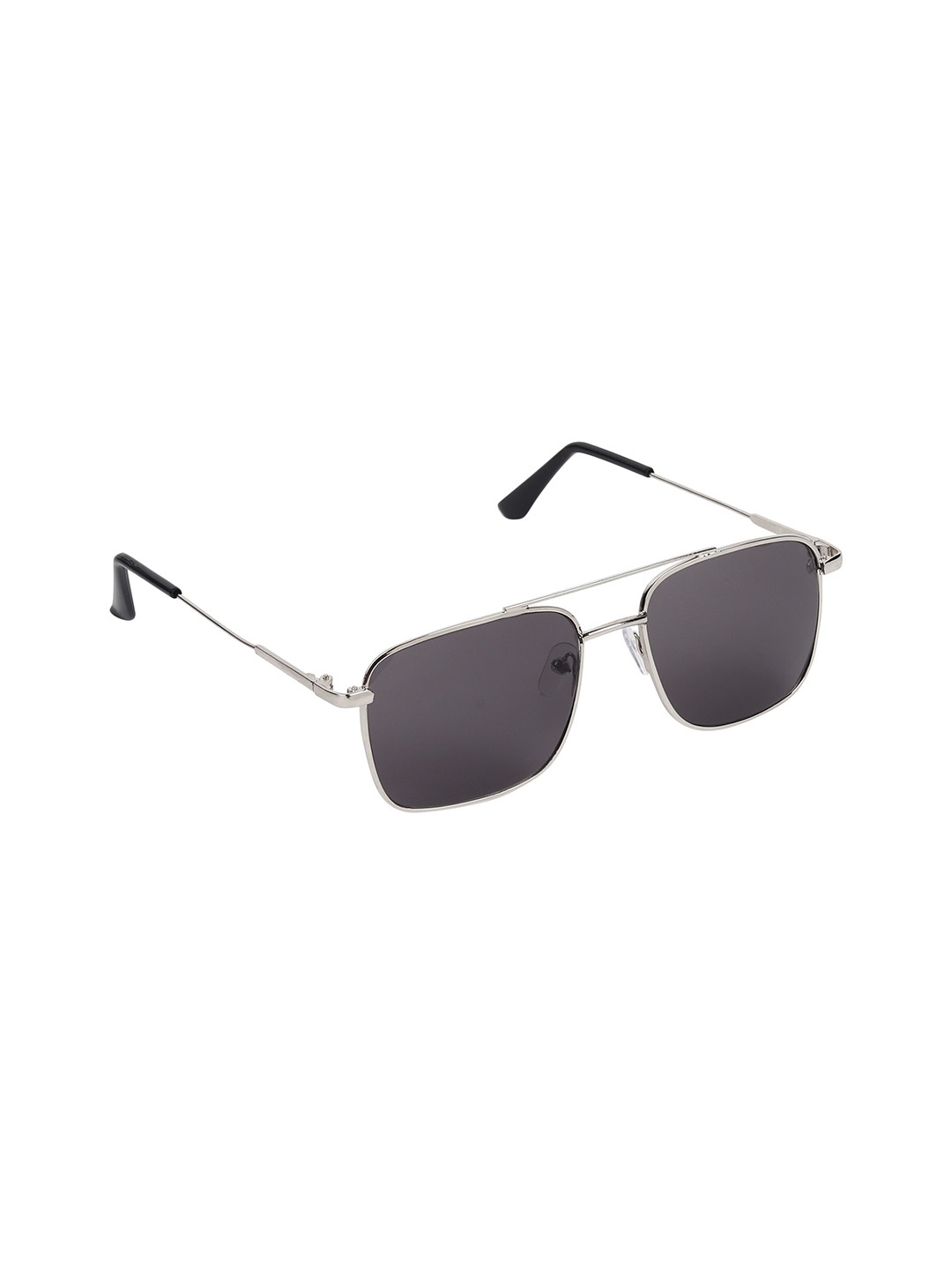 

SCAGLIA Unisex Square Sunglasses with UV Protected Lens SCG_3076_N-BLK, Black