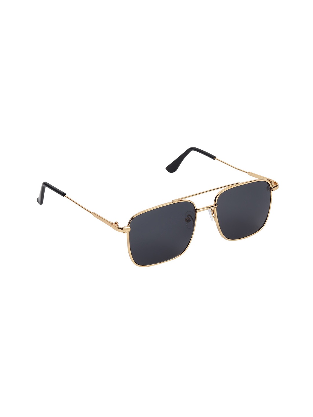 

SCAGLIA Unisex Square Sunglasses with UV Protected Lens SCG_3076_G-BLK, Black
