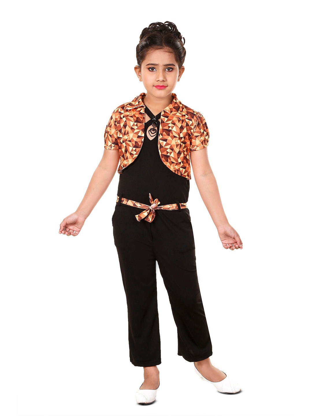 

BAESD Girls Top with Capris, Yellow