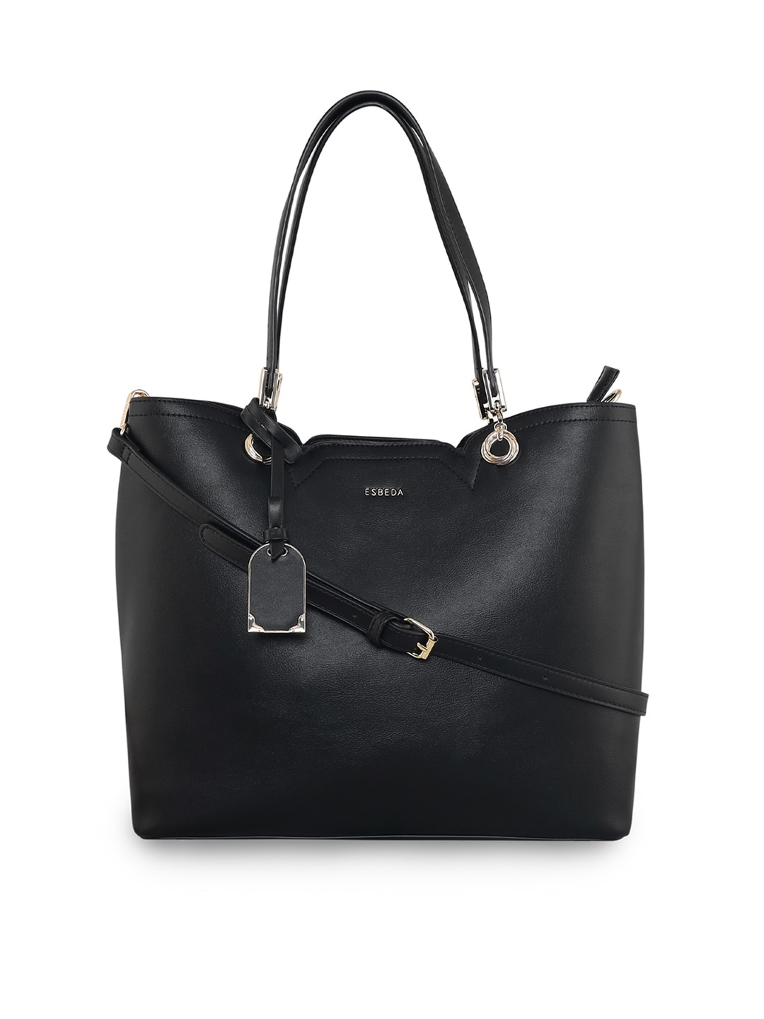 

ESBEDA Oversized Structured Shoulder Bag, Black