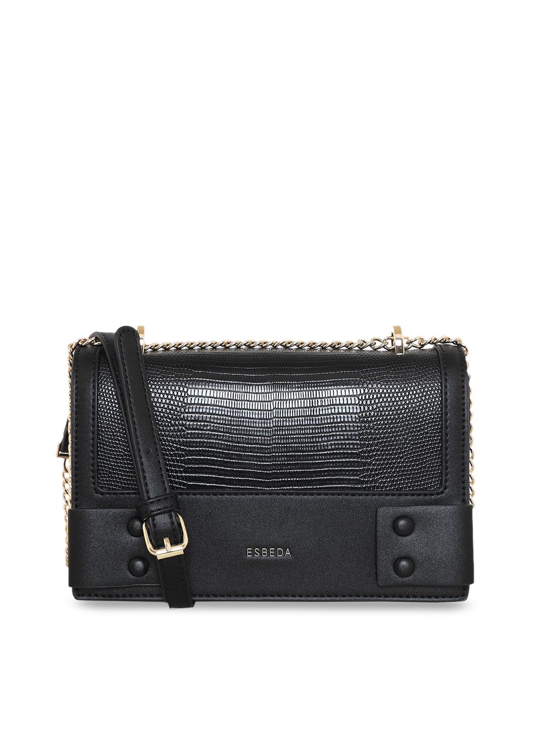 

ESBEDA Textured Structured Sling Bag, Black