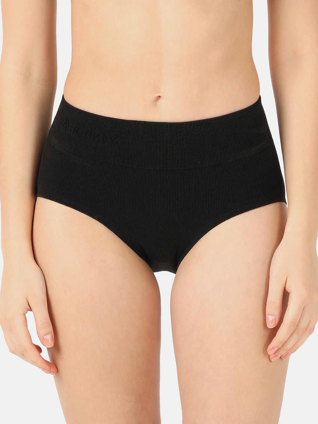 

Jockey Mid-Rise Cotton Shaper Brief, Black