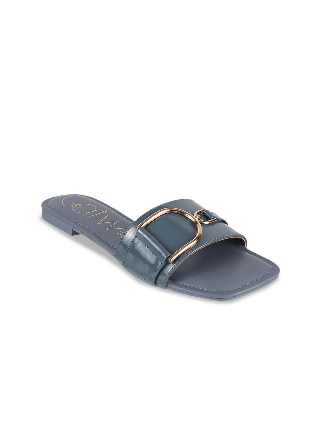 

Catwalk Embellished Open Toe Flats, Blue