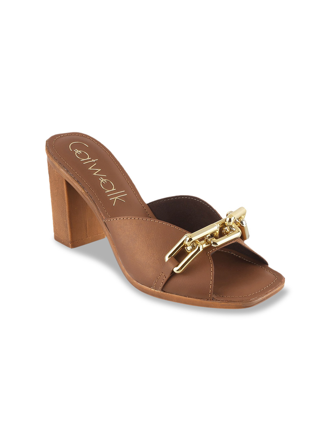 

Catwalk Embellished Block Heels, Brown