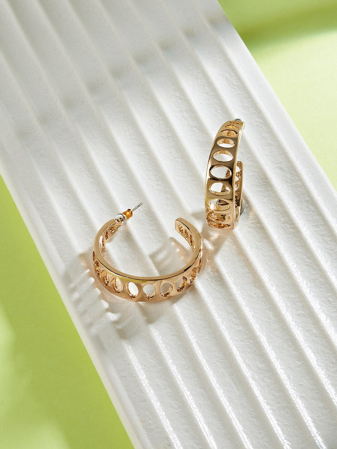 

Accessorize Classic Half Hoop Earrings, Gold