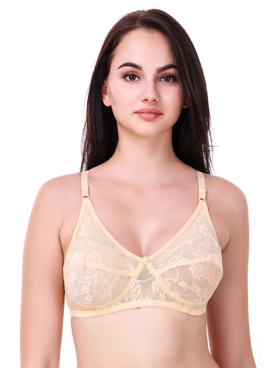 

Piylu Pack Of 3 Full Coverage All Day Comfort Sports Padded Bra, Pink