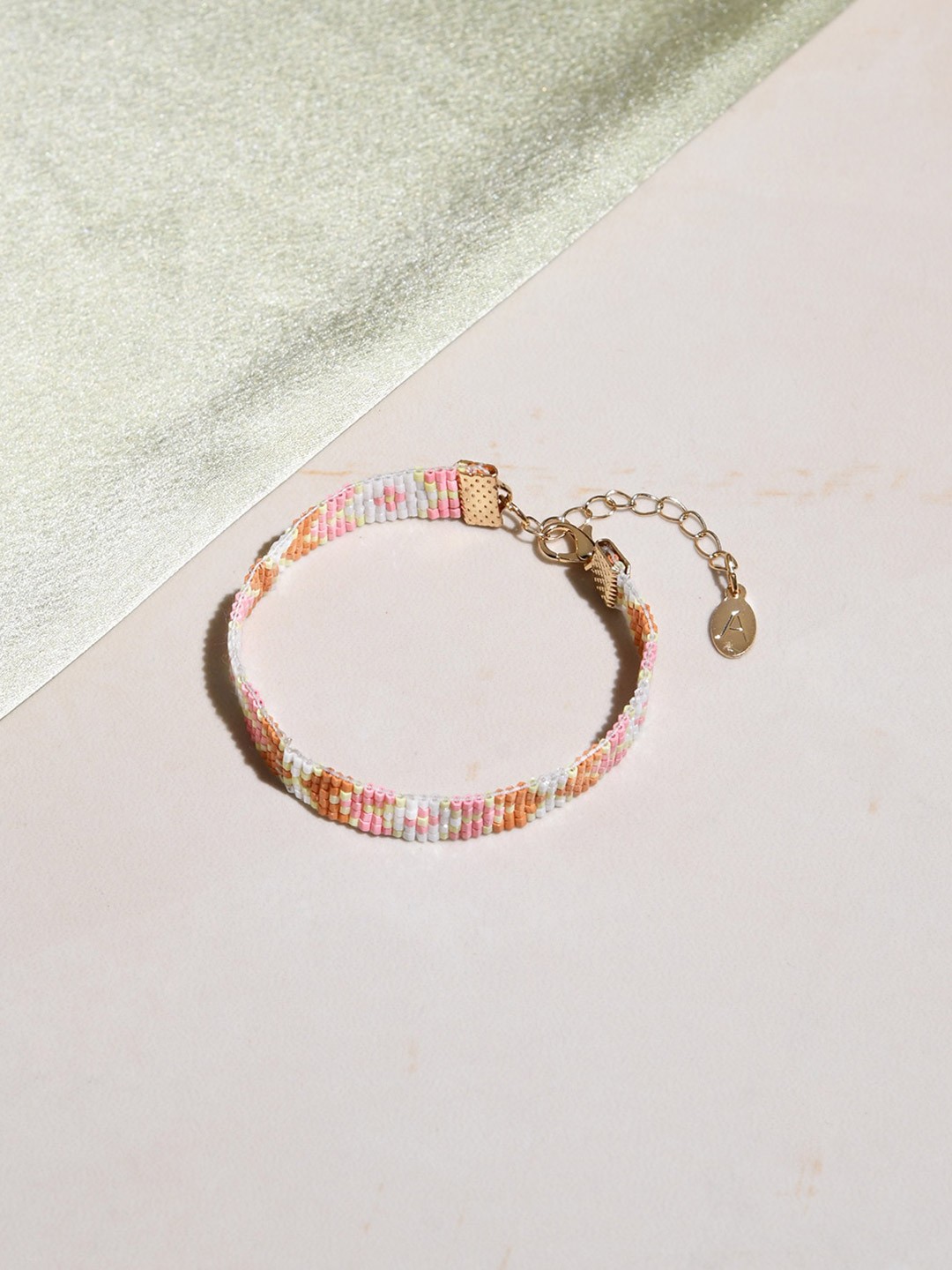 

Accessorize Women Gold Plated Beaded Wraparound Bracelet