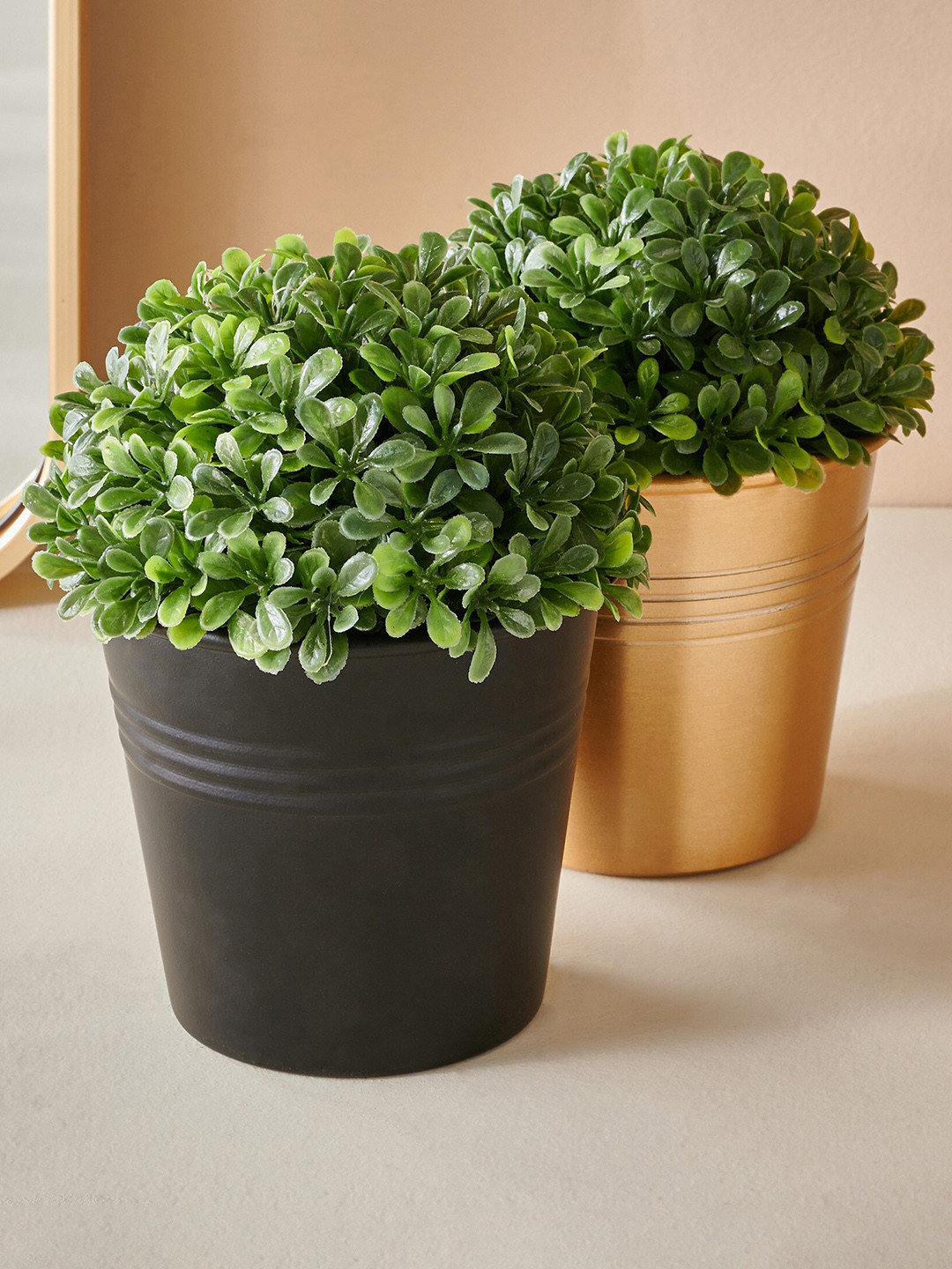 

Home Centre Gloria Metal Planter, Gold