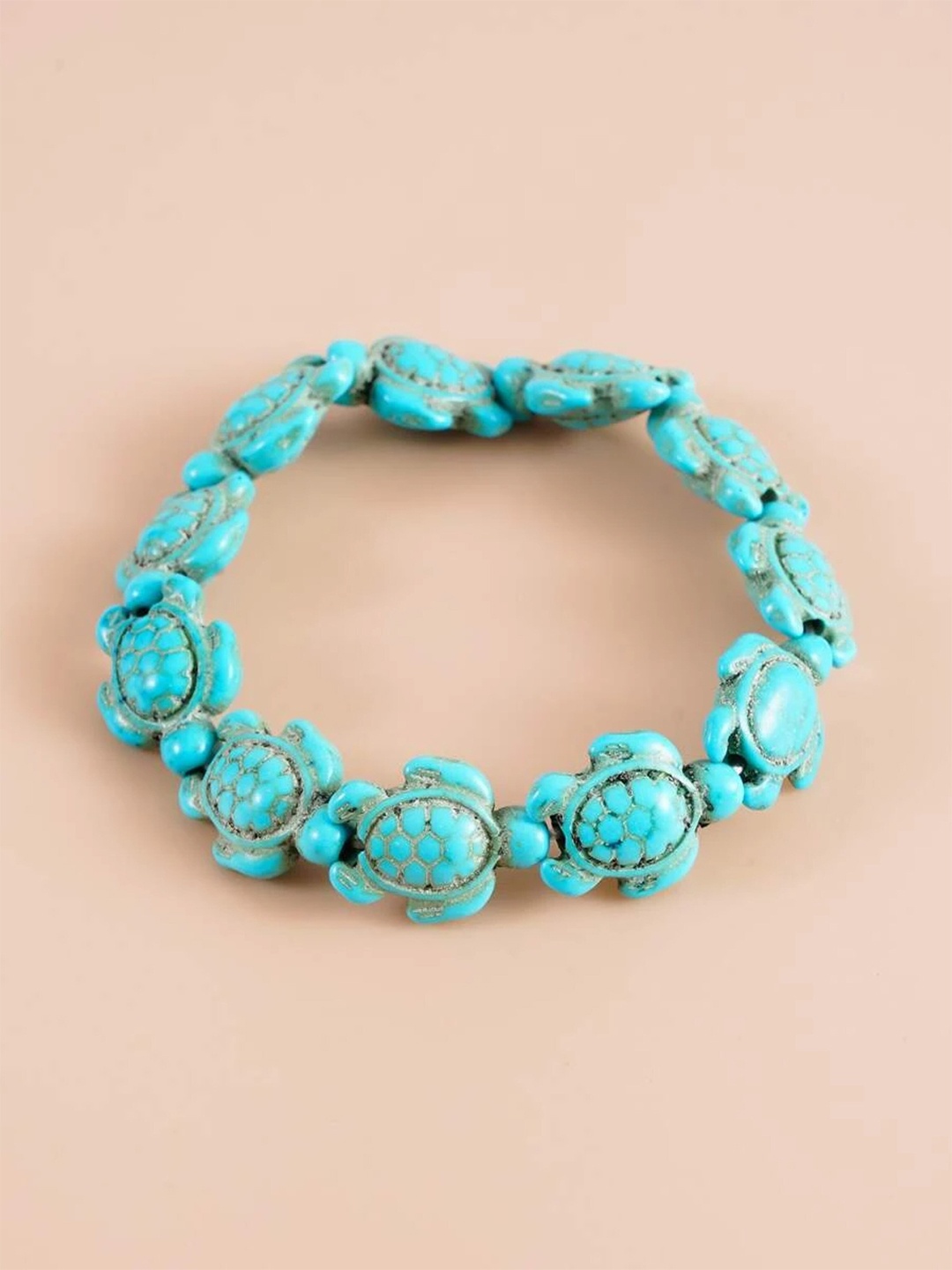 

EL REGALO Elasticated Slip-On Bracelet, Blue