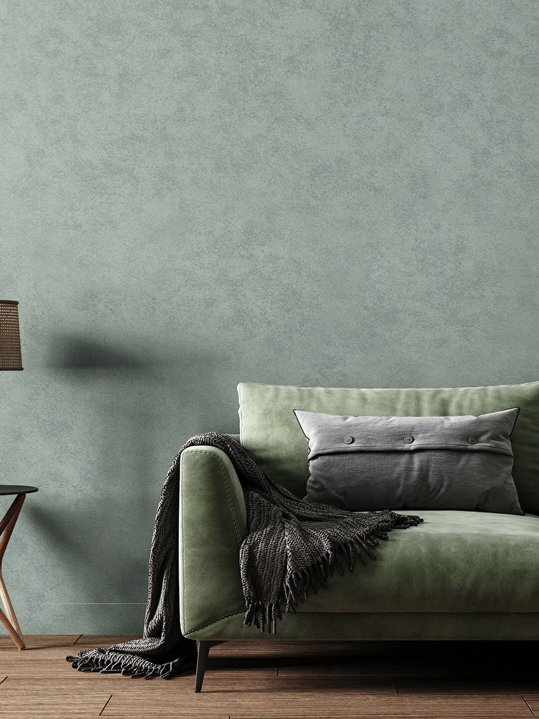 

Asian Paints Rapid Flow Green Abstract Design |Non adhesive Wallpapers (53cm x 950cm), Grey