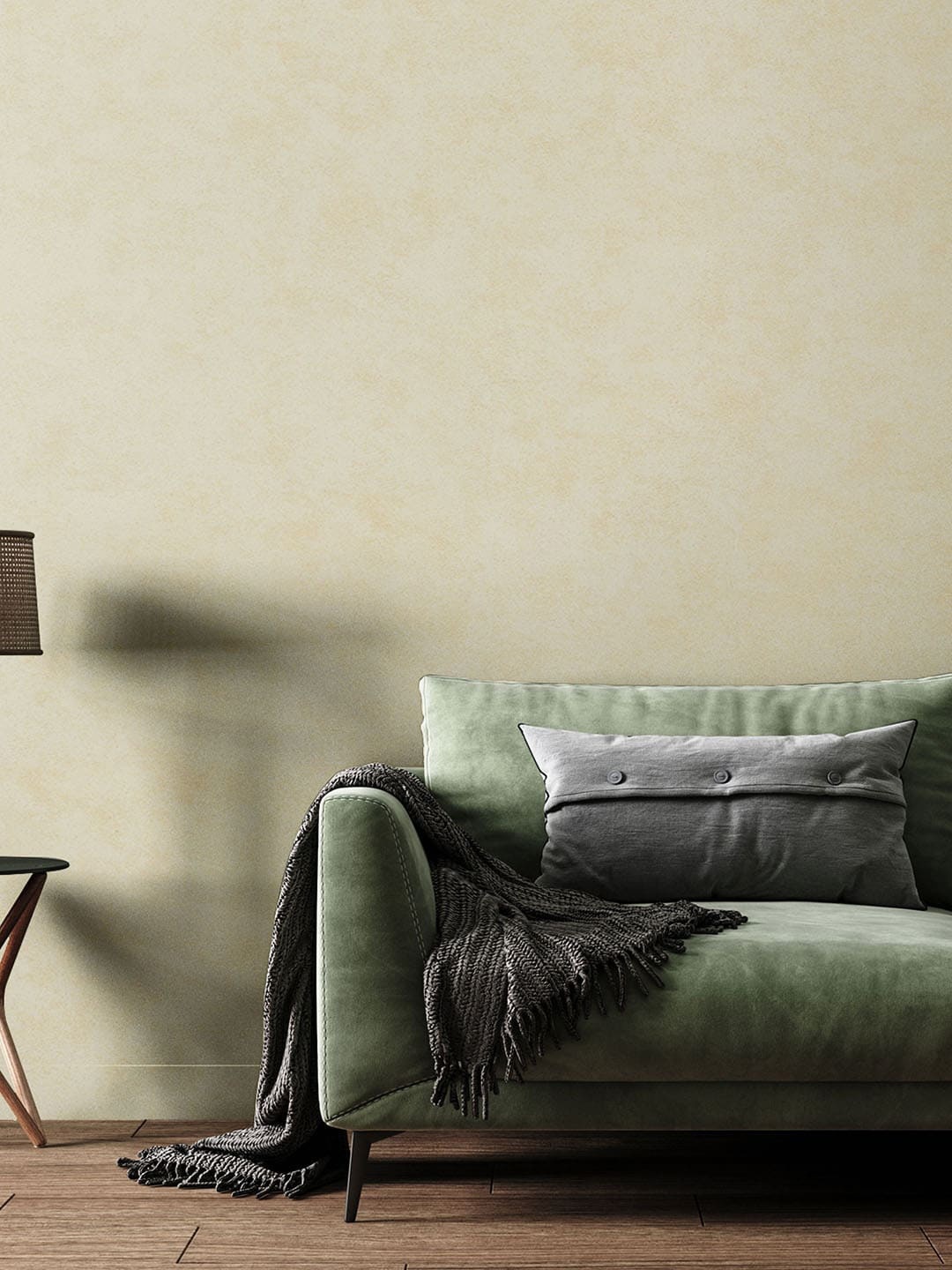 

Asian Paints Beige Leaf Design Non-Adhesive Wallpaper