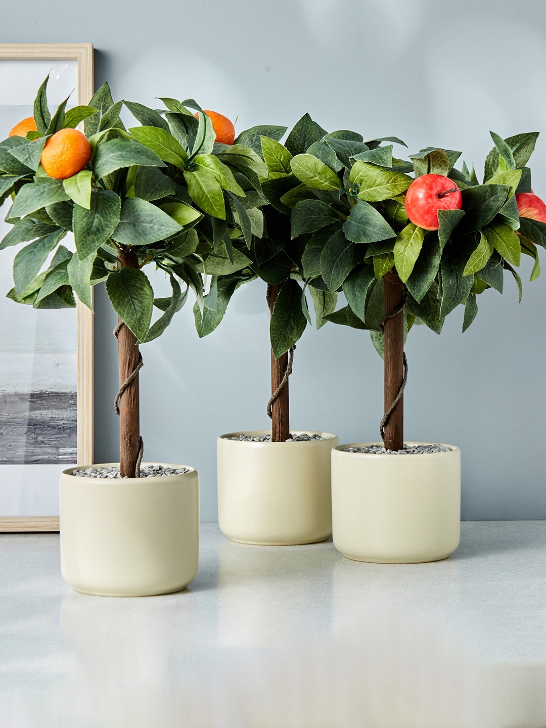 

Home Centre Green Artificial Orange Tree in Ceramic Pot