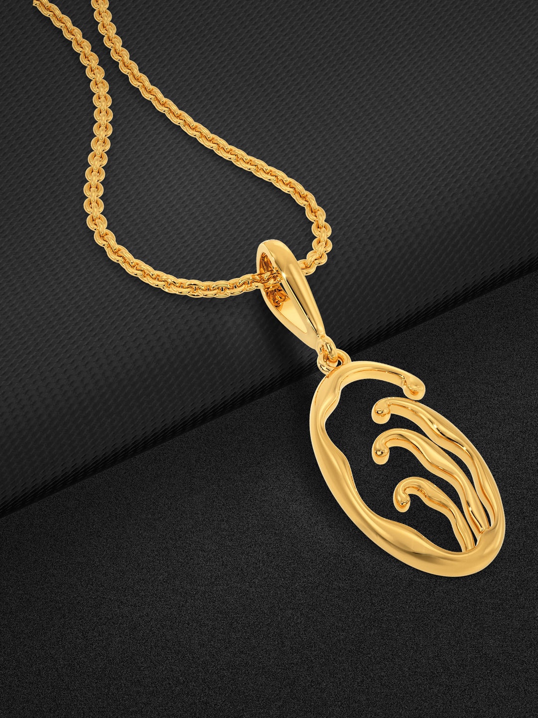 

MELORRA Laced 14KT Gold Pendant-0.89gm