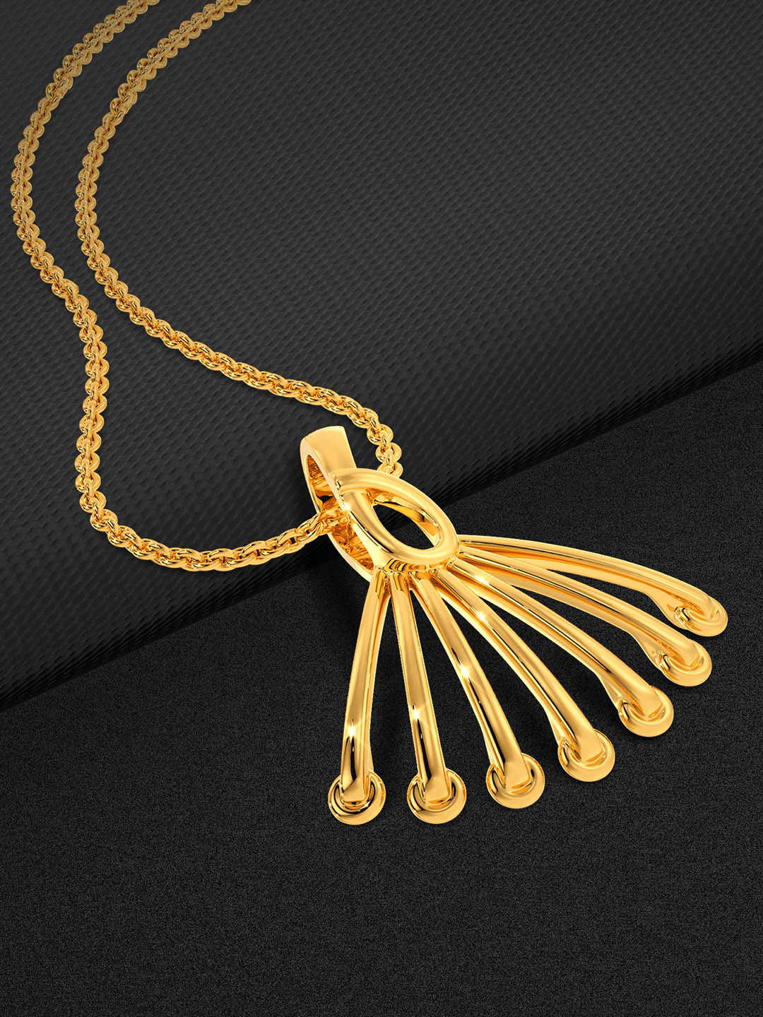 

MELORRA Lace Tale 14KT Gold Pendant-1.8gm