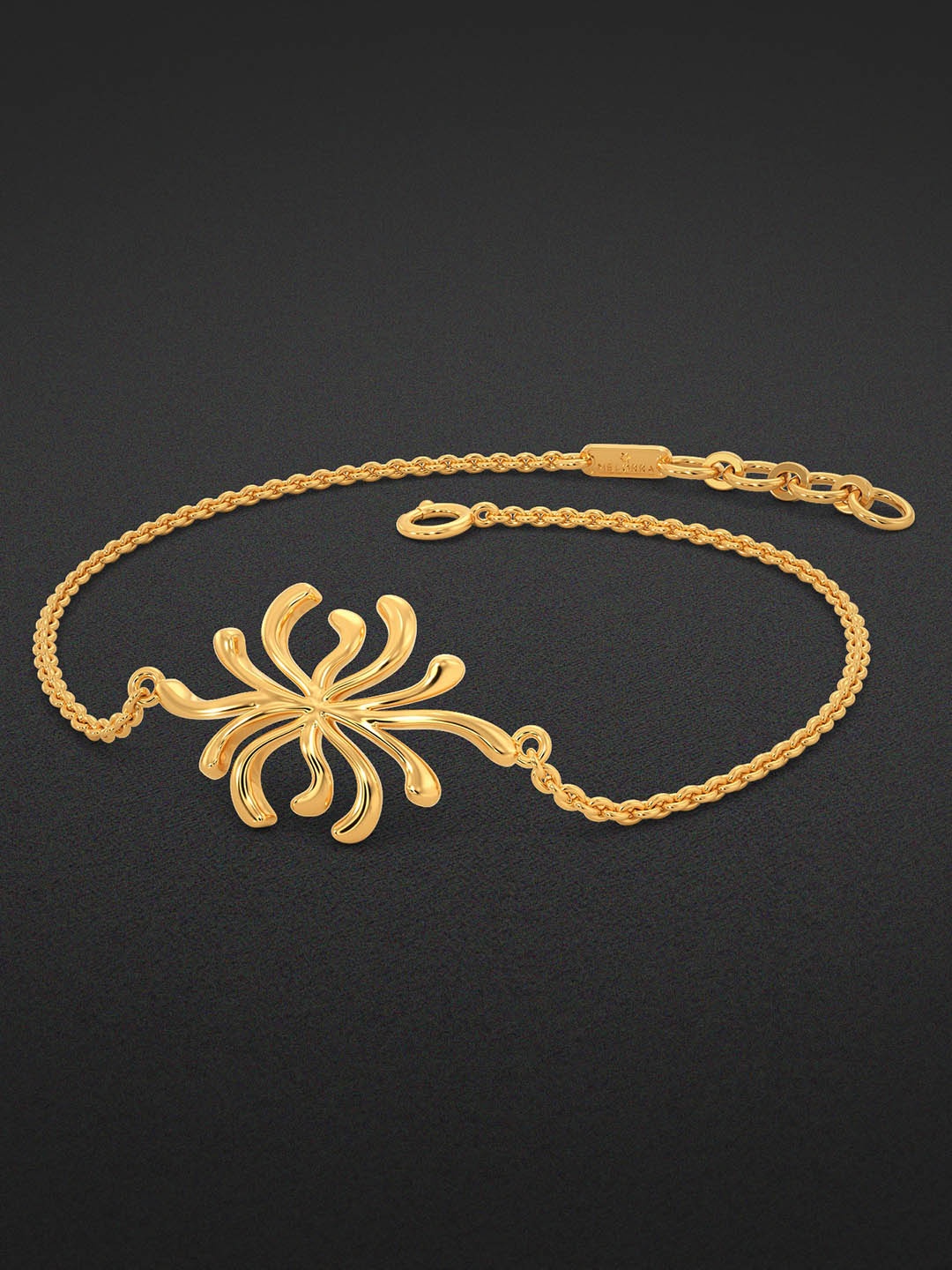 

MELORRA Thalassophile's Dream 14KT Gold Bracelet- 1.89 gm, Yellow