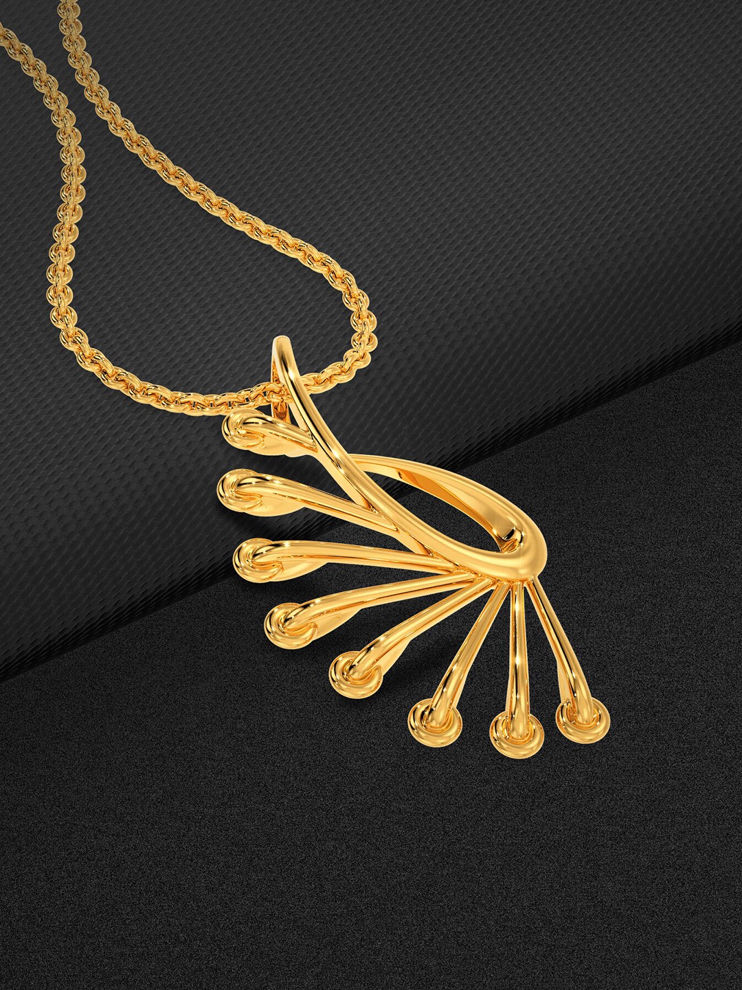 

MELORRA 14KT Gold Pendant-1.23gm, Yellow