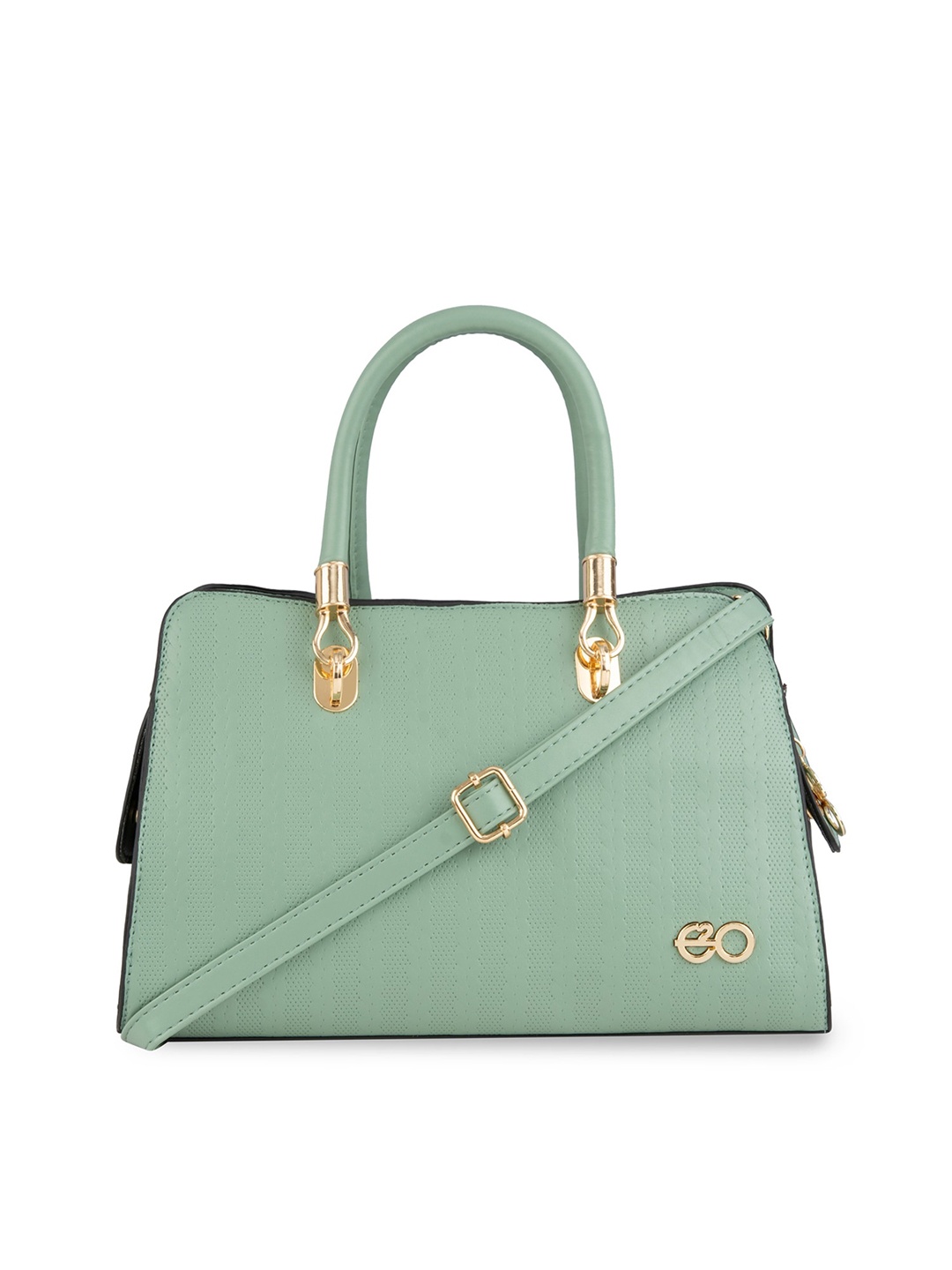 

E2O PU Water Resistant Structured Handheld Bag, Green
