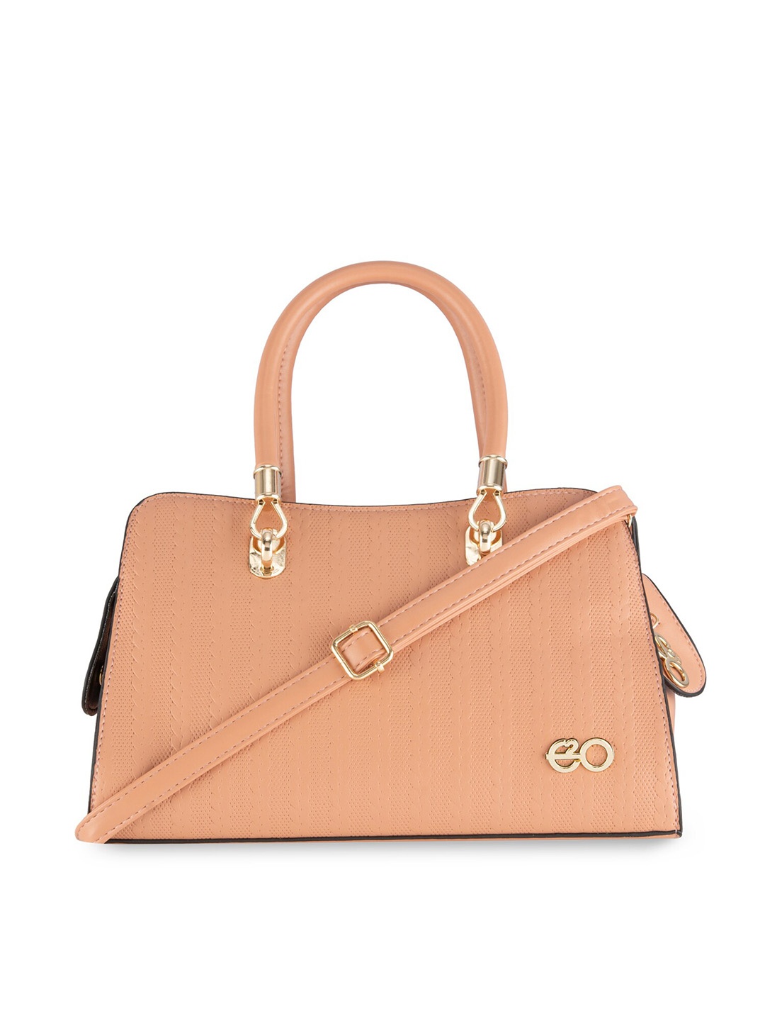 

E2O Structured Handheld Bag, Peach