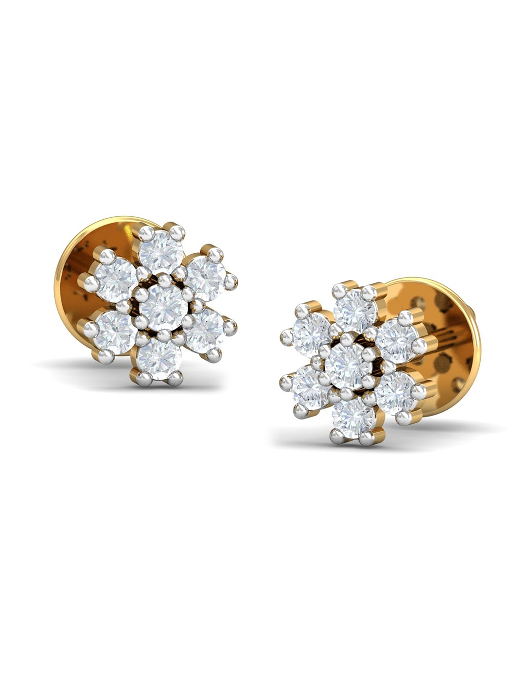 

KUBERBOX Saakya 18KT Gold Diamond-Studded Earrings - 1.4 gm