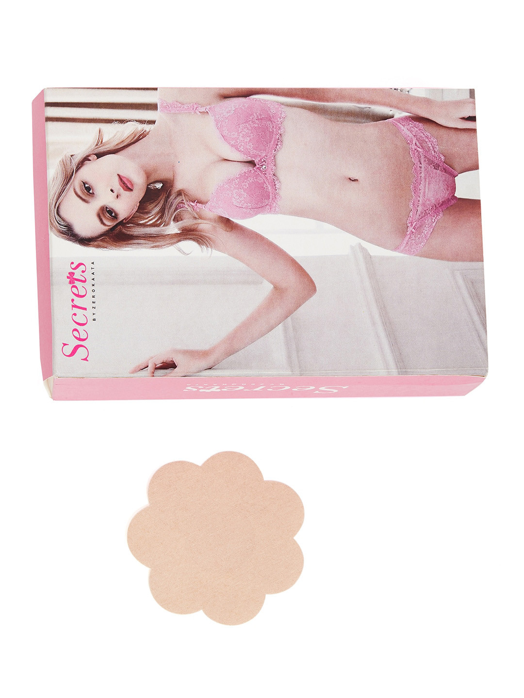 

SECRETS BY ZEROKAATA Set Of 30 Assorted Waterproof Nipple Pasties, Nude